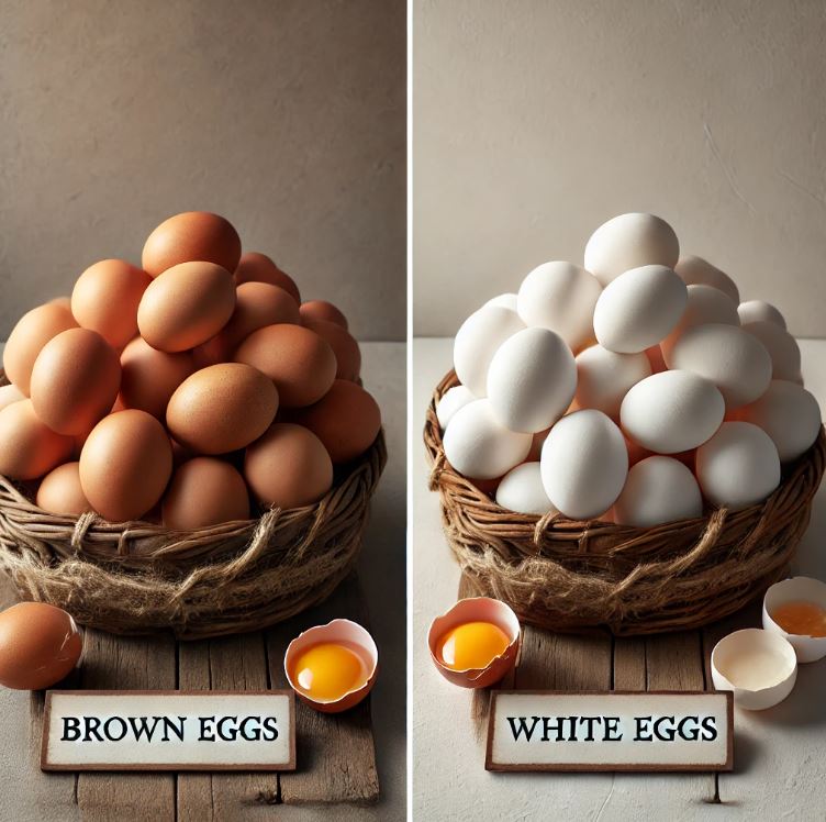 Difference Between Brown and White Eggs