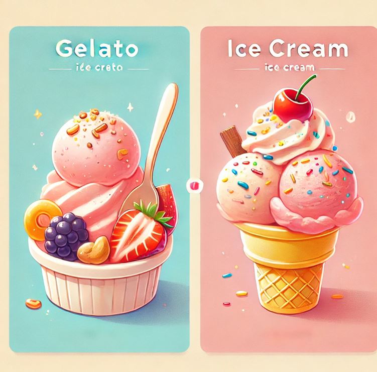 Difference Between Gelato and Ice Cream