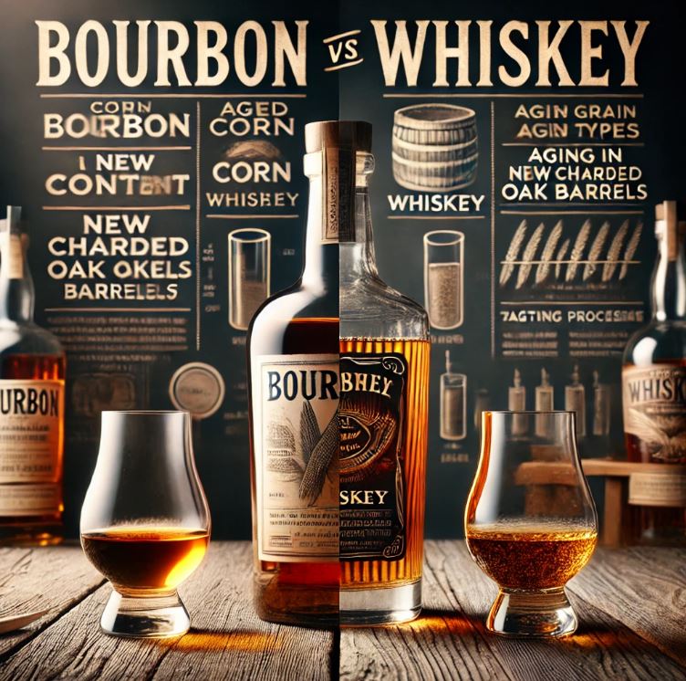 Difference Between a Bourbon and a Whiskey